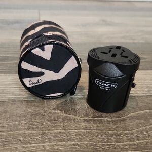 Coach World Travel Adapter With Case